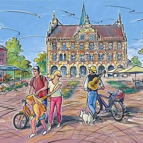 Leon_Marktzeit_in_Bocholt_Ausschnitt_Kunsthandel_Koenen_Bocholt_2020